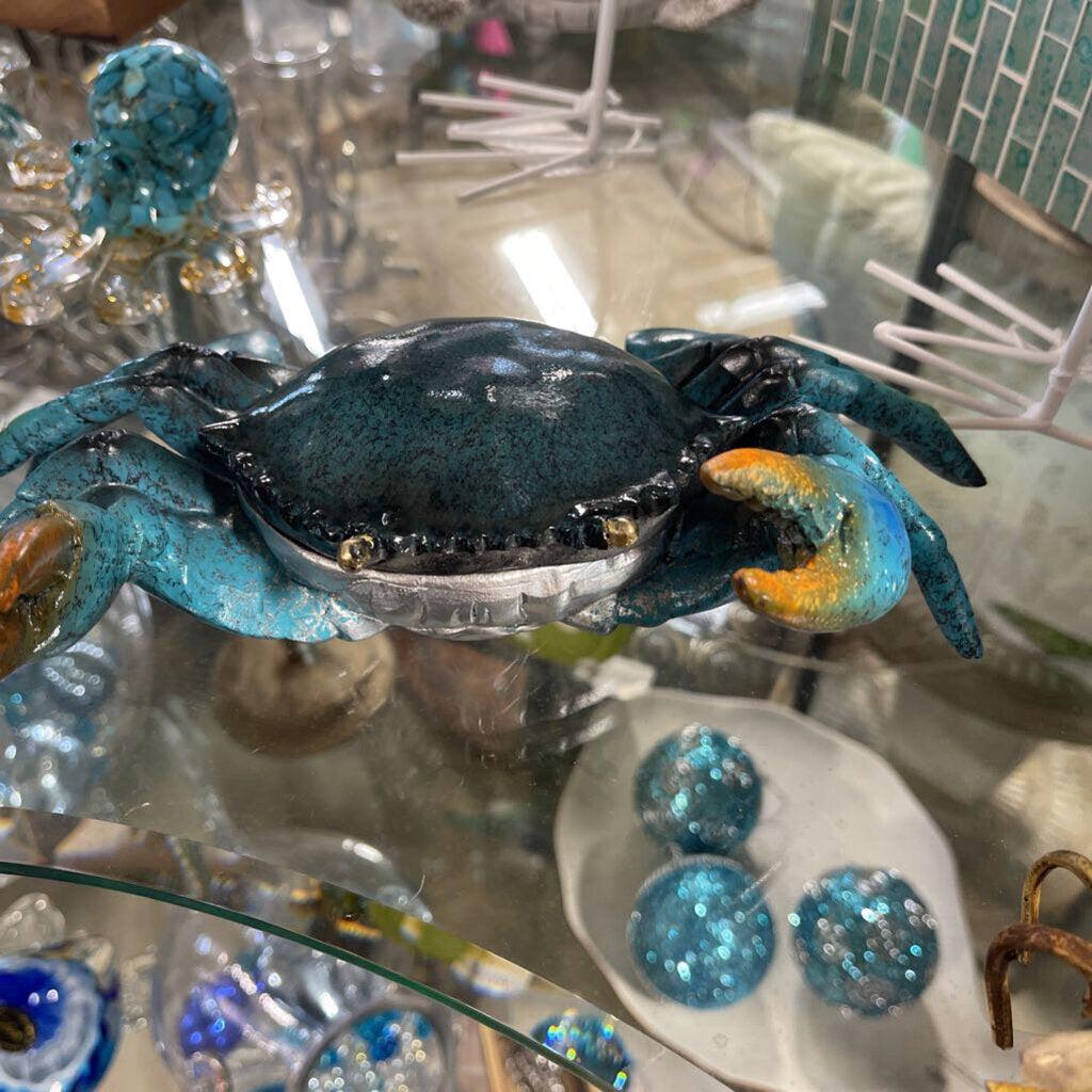 Blue Crab trinket box