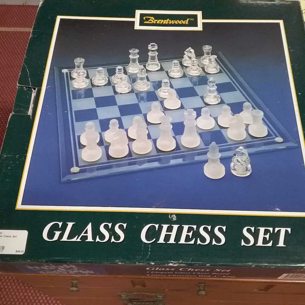 Glass Chess Set