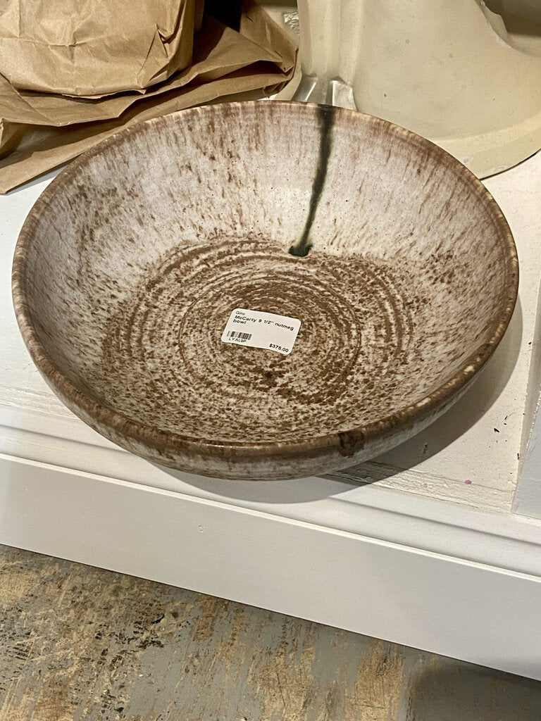 McCarty 9 1/2" nutmeg bowl