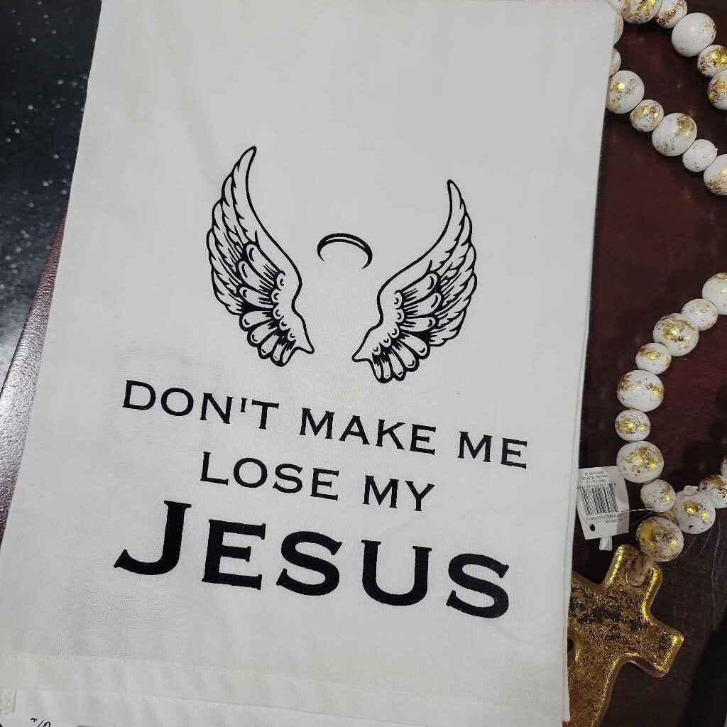 Don't make me lose Tea Towel