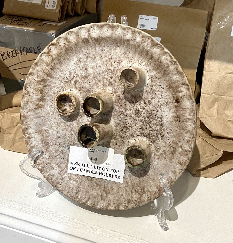 McCarty 9" candle plate