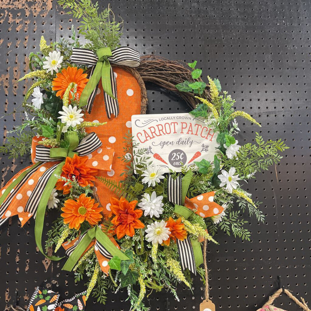 Carrot Patch Wreath