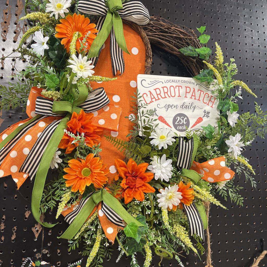 Carrot Patch Wreath