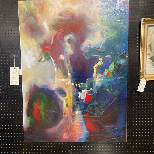 Large Abstract Painting "Teresa Smith"
