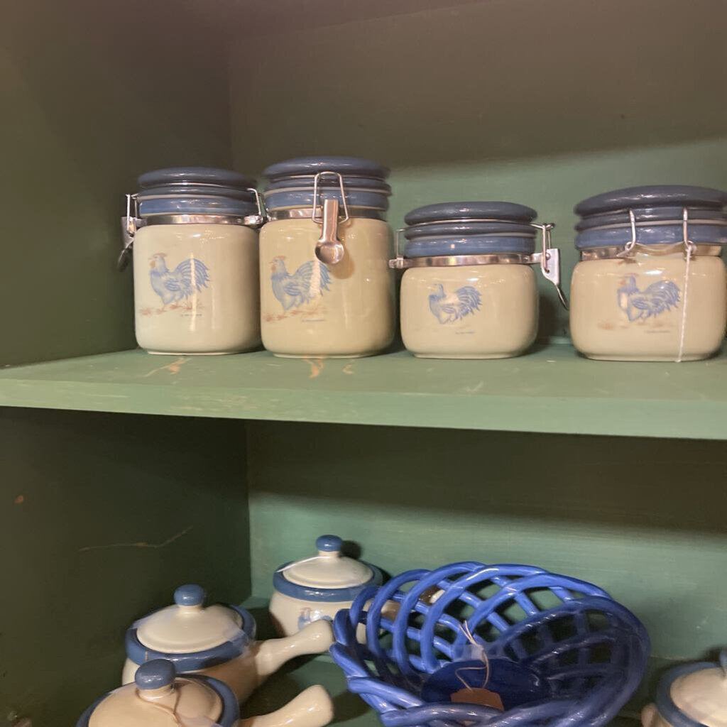 Jacaman canister set and bowls