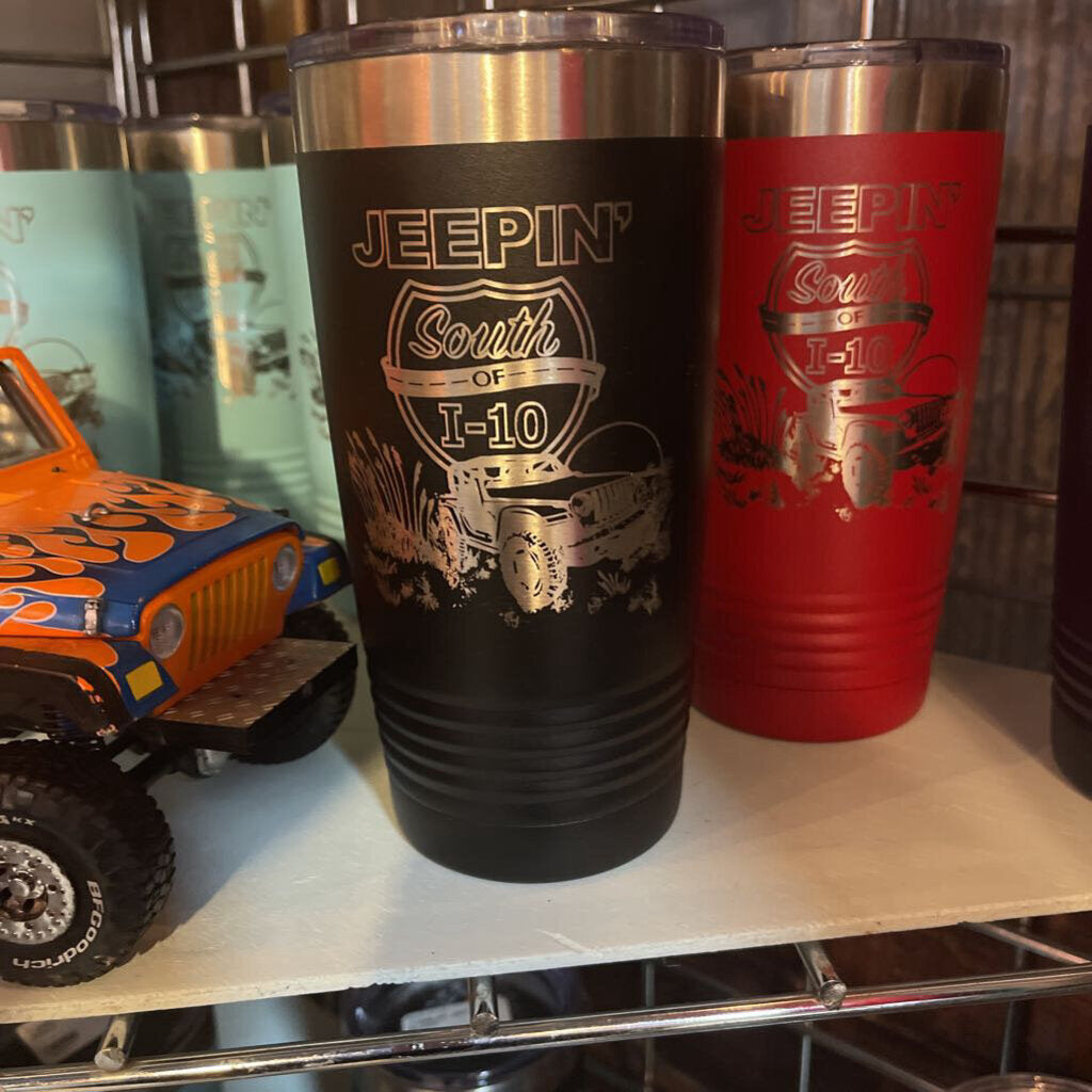 TUMBLER JEEP 20 OZ BLACK