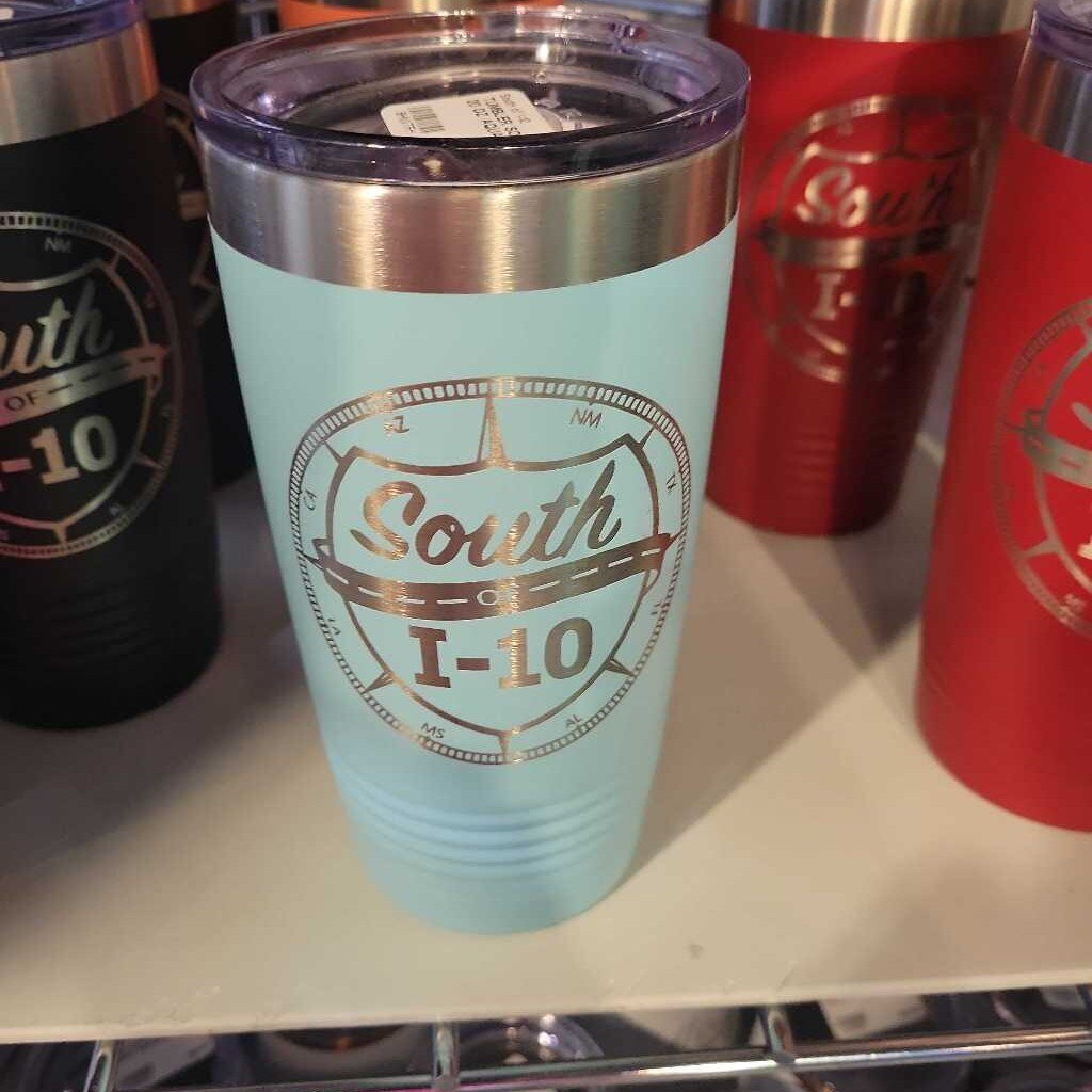 TUMBLER SOI10 LOGO 20 OZ AQUA