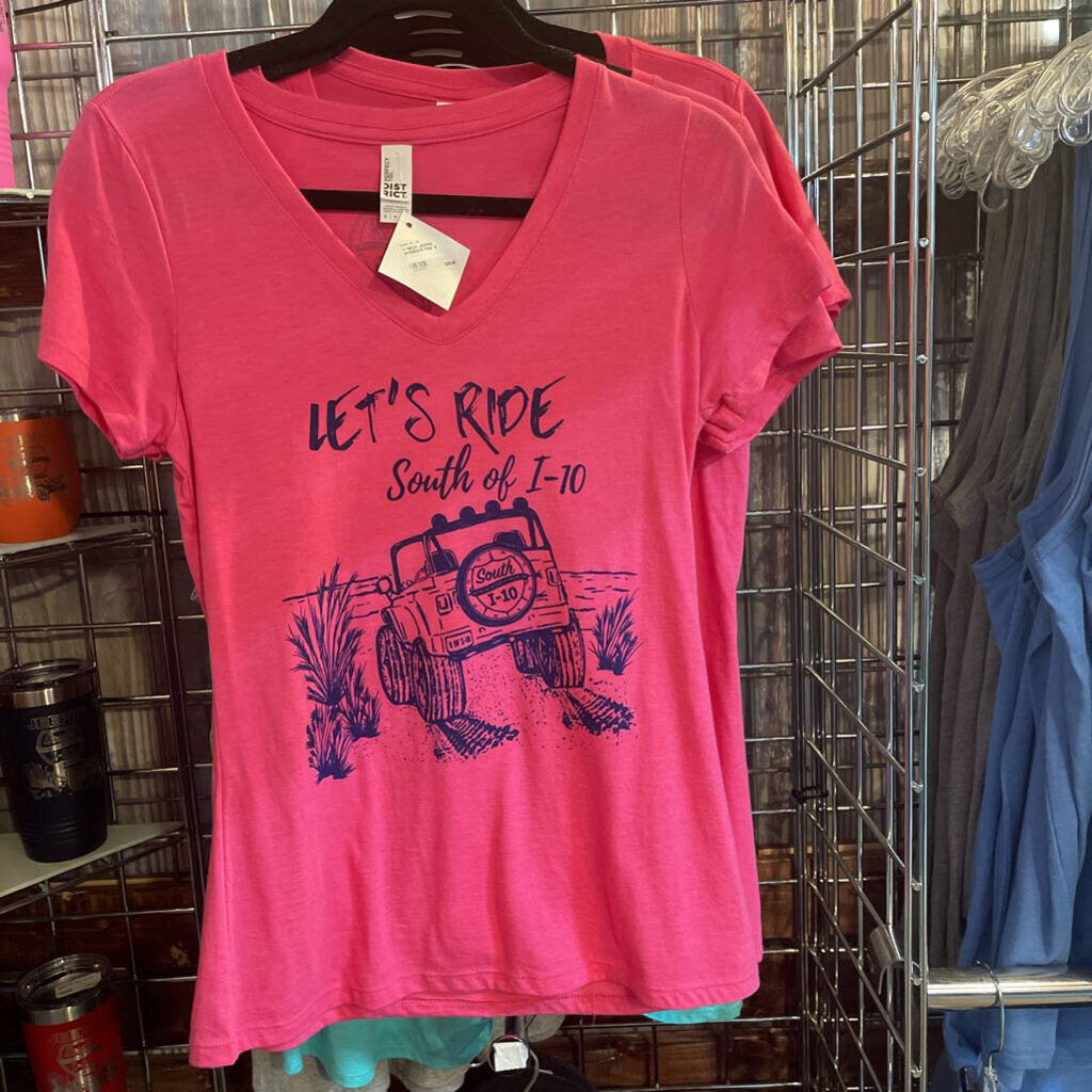 V-NECK JEEPIN WOMEN'S PINK S