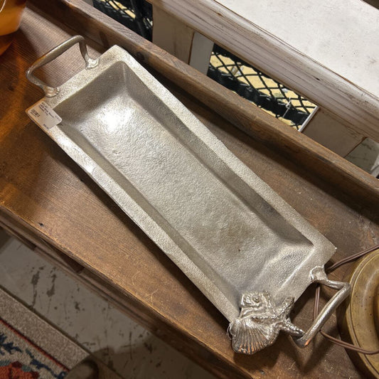 J405 Silver Beach-Themed Tray