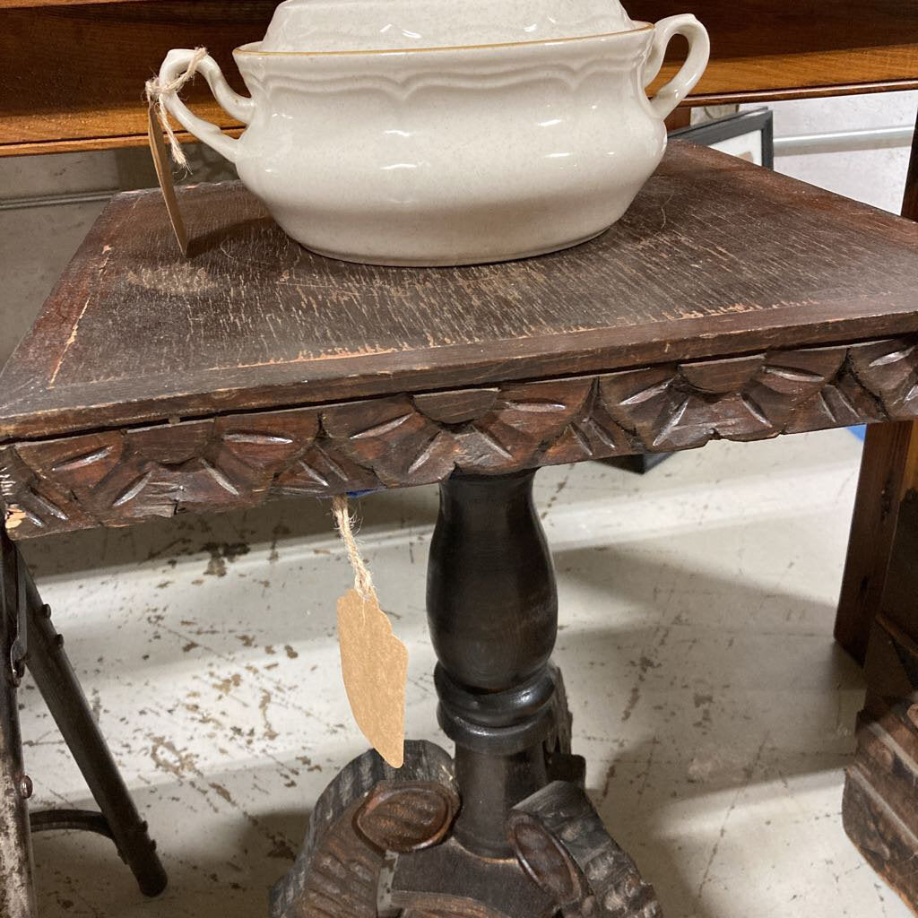 Carved Side Table