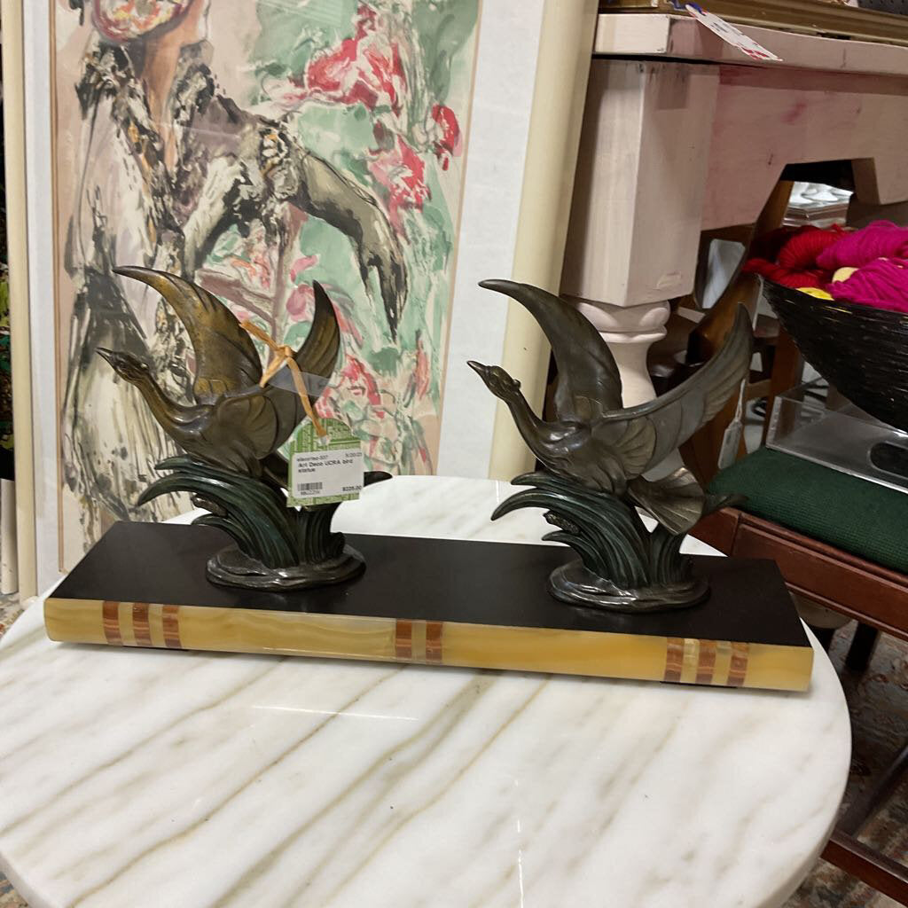 Art Deco UCRA bird statue