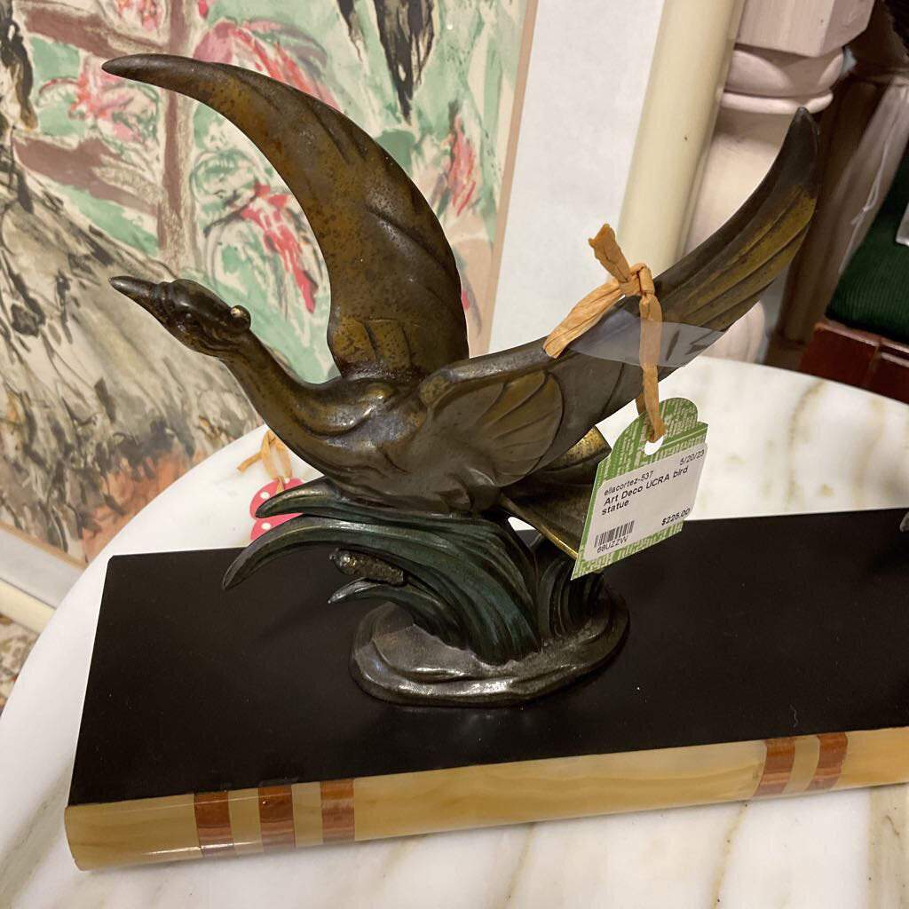 Art Deco UCRA bird statue