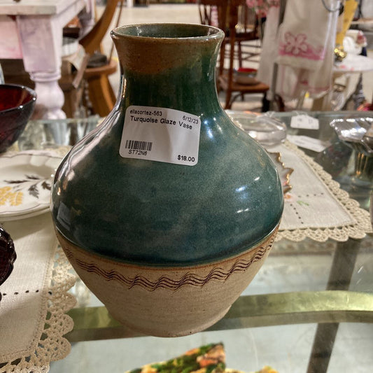 Turquoise Glaze Vase