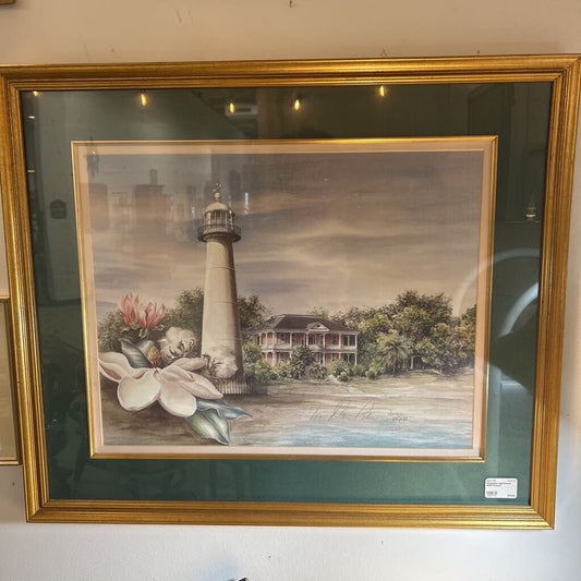 Magnolia Lighthouse Wall Picture