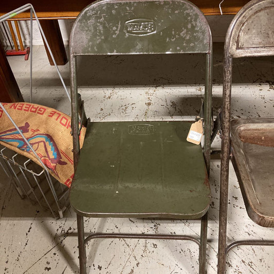 Vintage Metal Folding Chair from India