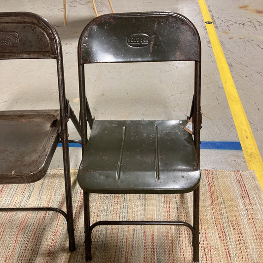 Vintage Metal Folding Chair