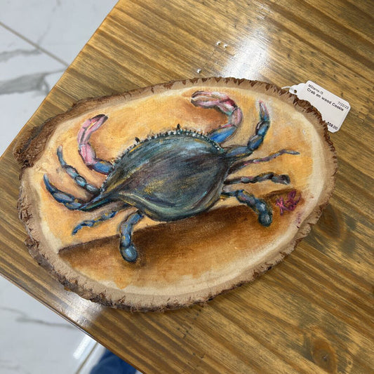 Crab on wood Cookie