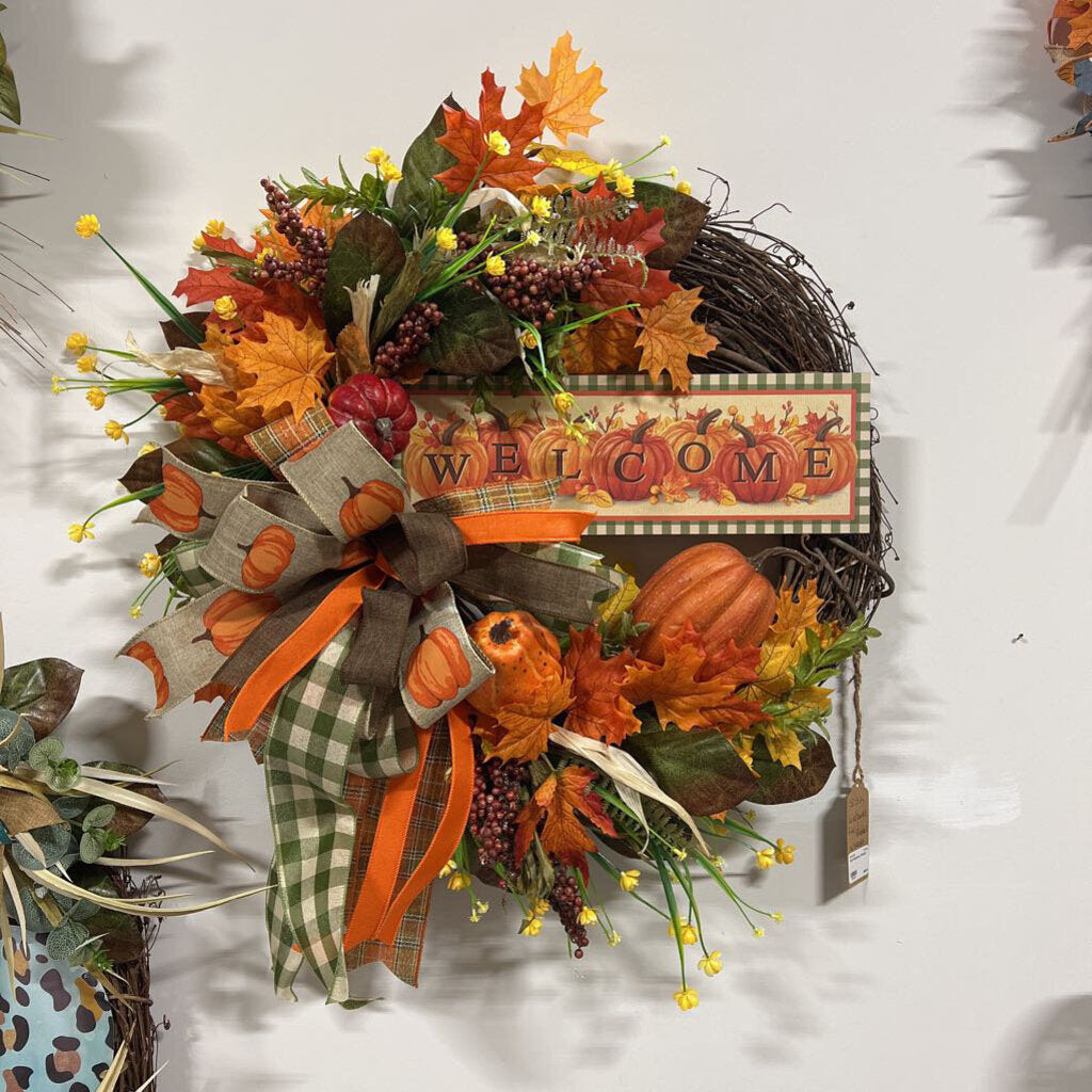 Fall Welcome Wreath
