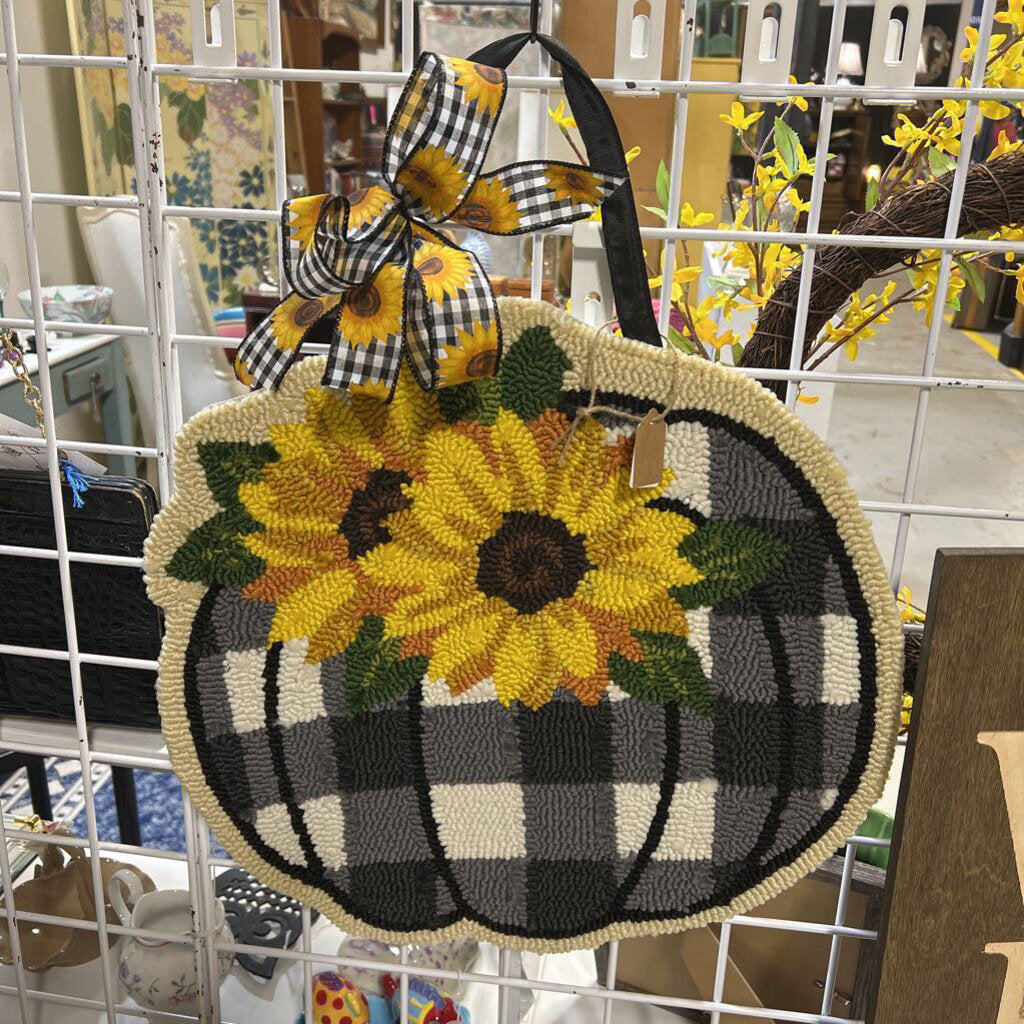 Fall Needlepoint Door Hanger