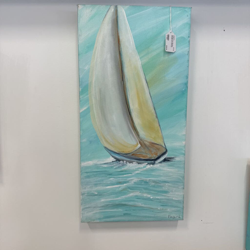 Sailing the Sound - Acrylic on Canvas