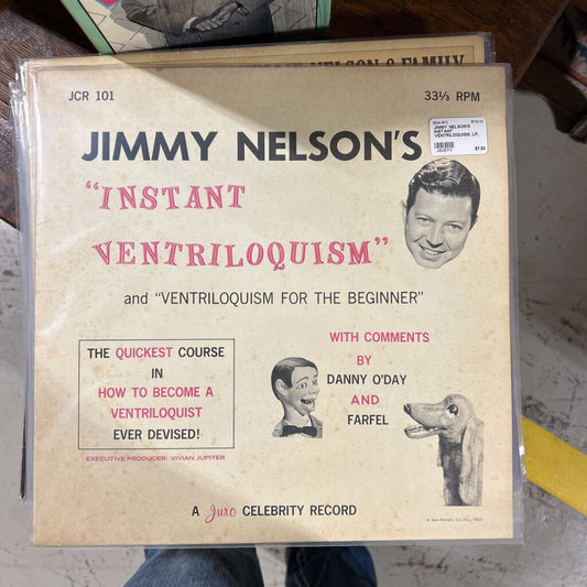 JIMMY NELSON'S INSTANT VENTRILOQUISM, LP, 1964, SCRATCHES