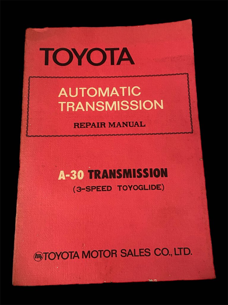 1972 Toyota A30 Automatic Transmission Repair Manual